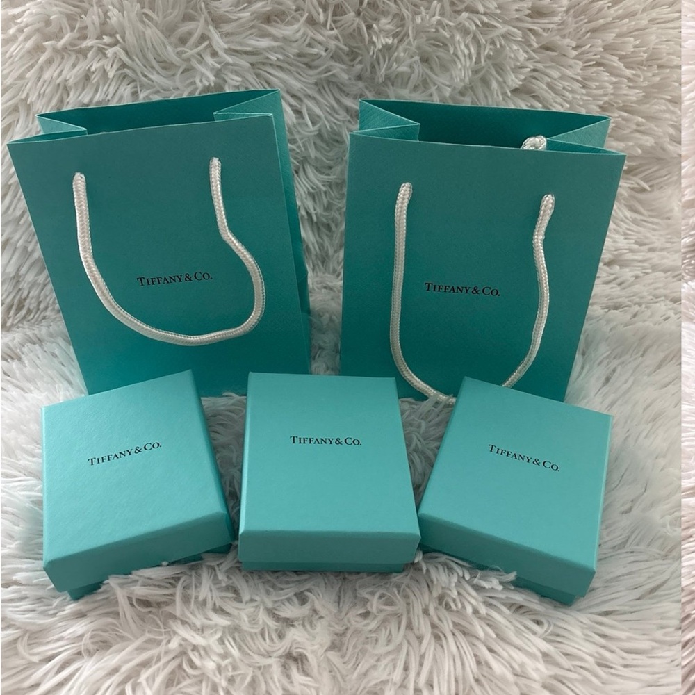 Tiffany & Co. Gift Packaging Set – 3 Boxes & 2 Gift Bags